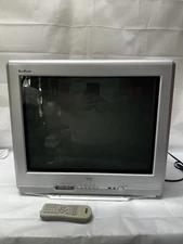 RCA 20" CRT Retro Gaming TV TruFlat 20F420T Television W/ Controller TESTED