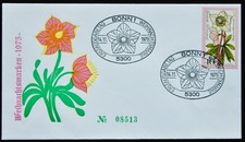 BRD Ersttagsbrief, FDC 874, WEIHNACHTEN, SCHNEEROSE, 14.11.1975, ESST BONN