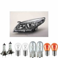 Scheinwerfer Links H7 P21W W5W PY21W Chrom FüR Renault Megane III Inkl. Lampen