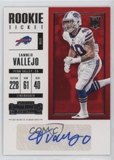2017 Contenders Rookie Ticket/Rookie Ticket Variation Tanner Vallejo Auto 1bf5