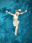 Sterling Silver Jesus Body Pendant Large  Silver Plated — photo 3