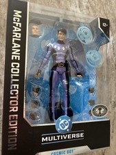 DC Multiverse Mcfarlane Toys Cosmic Boy Action Figure  Platinum Edition