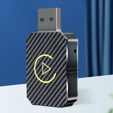 2-in-1 Wireless Apple CarPlay / Android Auto Adapter USB Plug&Play Dongle US