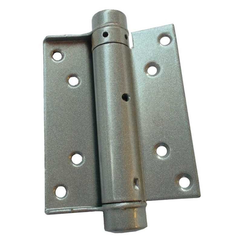 Charnière simple action N5 IBFM argent de 125 mm pour portes battantes