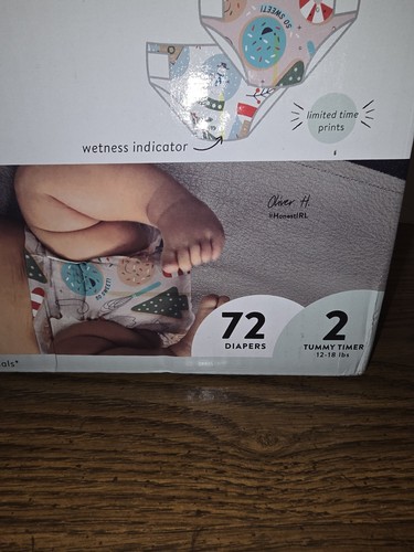 The Honest Company Limited Edition Diapers 76 Count, Size 2 (12-18lbs) - Picture 2 of 7