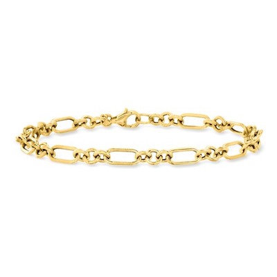 Ross-Simons Italian 14kt Yellow Gold Cable-Link Bracelet