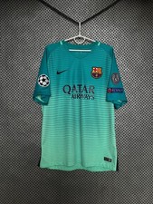Rare 2016-17 Barcelona Messi #10 Third Jersey XL Nike UCL Patch Vintage