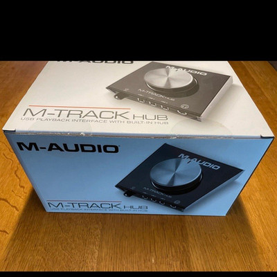 M-Audio M-Track Hub USB-Audioschnittstelle 2-Kanal Desktop mit Kopfhörer