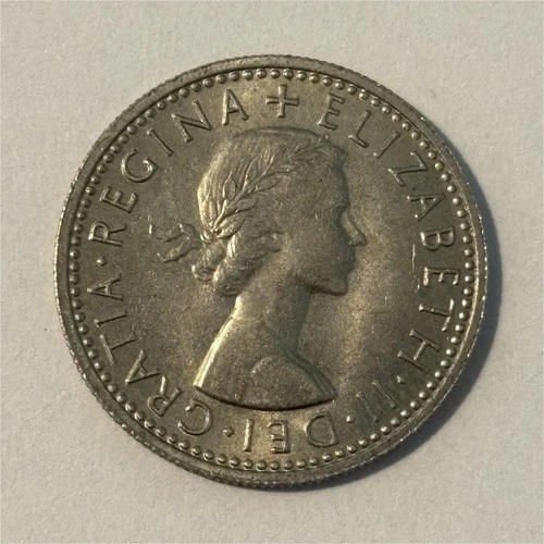 1966 Elizabeth II Sixpence — photo from the most recent tracked eBay sale