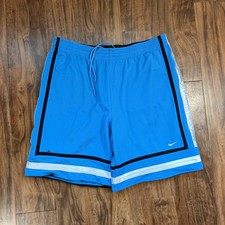 Vintage Y2K Nike Reversible Basketball Shorts Black Blue Mesh Gym Athletic