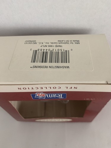 Vintage Hallmark Ornament NFL Team Collection Washington Redskins Helmet 1995 - Picture 5 of 8