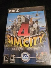 SimCity 4 Deluxe Edition PC Game 2 Disc CD-ROM 2003 Tested Works Complete