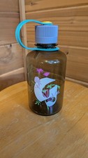 Nalgene Glossier Water Bottle 16oz/500ml Floral with Logo -- Great Condition