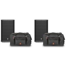 ElectroVoice ZLX15P G2 Powered Speaker Pair With Road Runner Bags