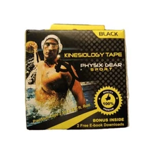 Physix Gear Sport Kinesiology Athletic Tape  Sports Injury Tape 2" x 16.5' Roll 