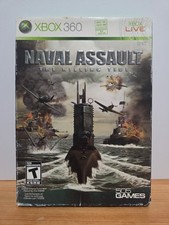 Naval Assault: The Killing Tide (Microsoft Xbox 360, 2010) CIB w/ Slipcover  