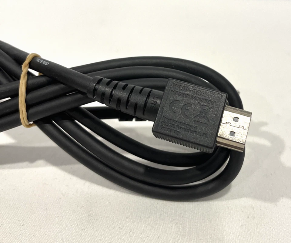 OFFICIAL BLACK AV AUDIO VIDEO HDMI CABLE WUP-008 FOR NINTENDO SWITCH WII U - Image 4 of 4