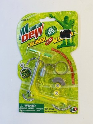 NIP Vintage Y2K Year 2000 Nostalgia Mountain Dew Cruiser Mini Scooter By Sunco