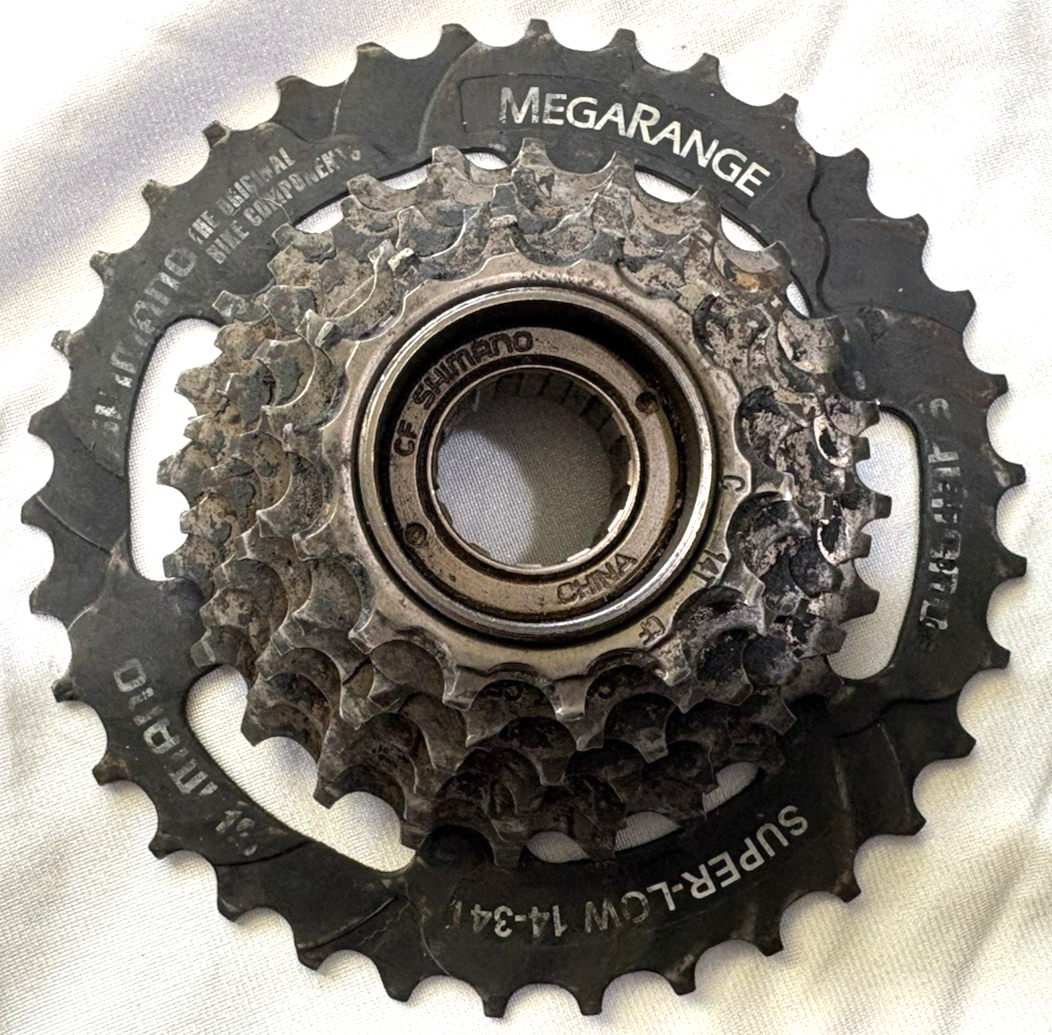 seggyページ Shimano Super-Low 14-34T Megarange MF-TZ37 7 Speed Freewheel