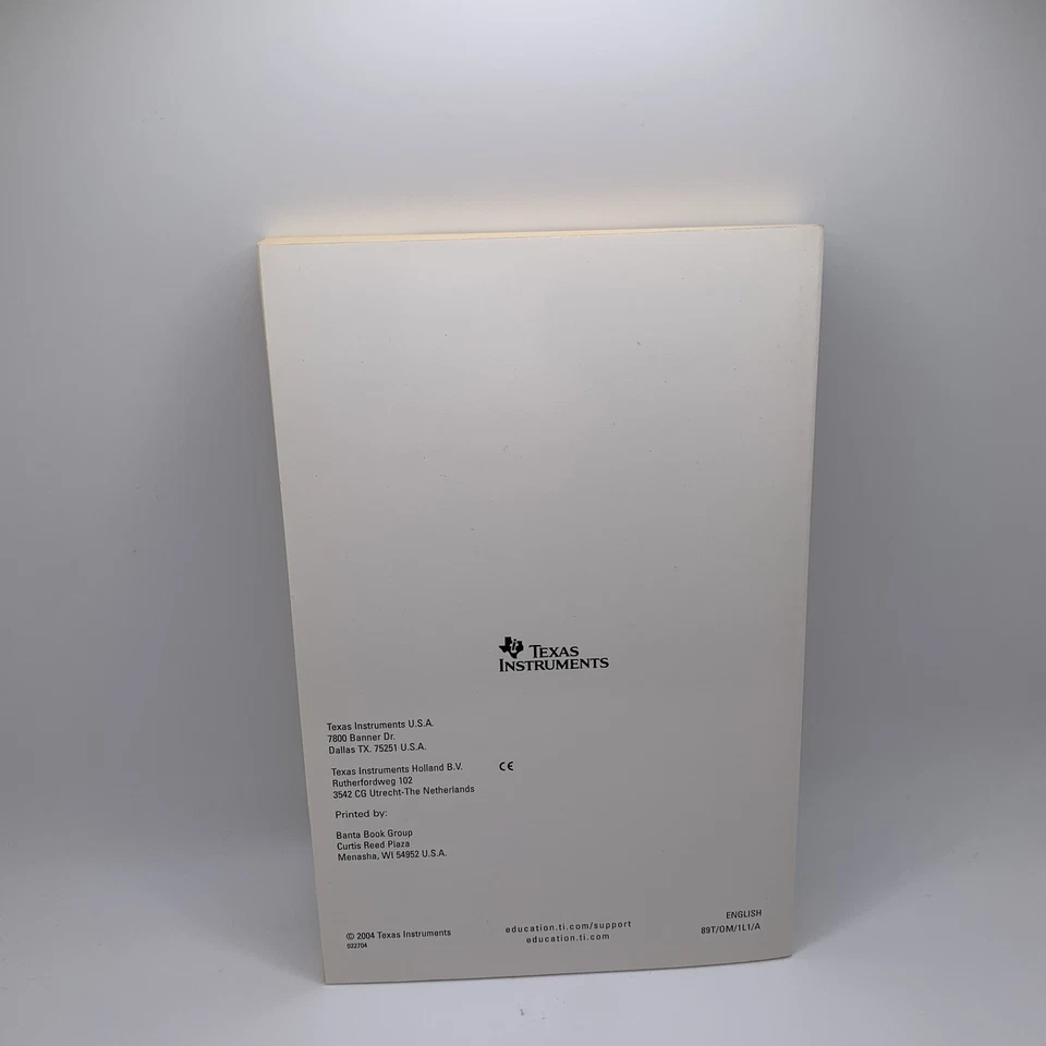Texas Instruments TI-89 Titanium Manual And CD Only 2004 - Image 3 of 4