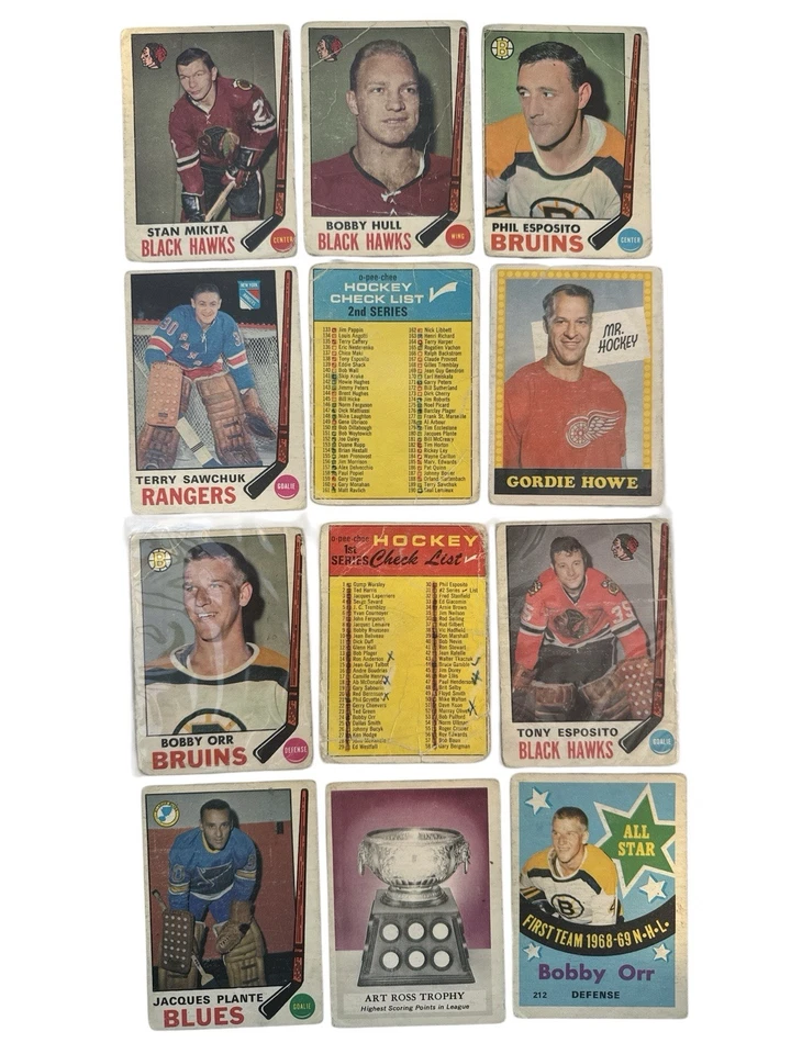 1969-70 O-Pee-Chee Hockey Complete Set 231 + Gordie Howe Tribute Card Low Grade - Image 4 of 4