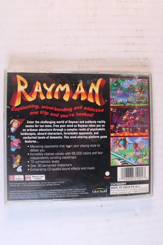 Rayman (Sony PlayStation 1 PS1, 1995) Greatest Hits, autentico, completo - Foto 3 di 9