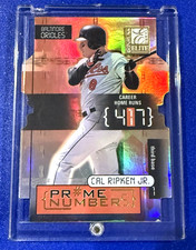 2001 Cal Ripken Jr. Donruss Elite Prime Numbers  #PN-4b 38/407 Die-Cut