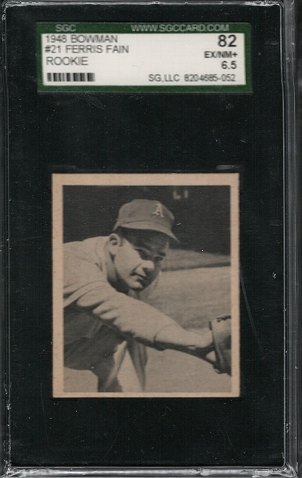 1948 Bowman Ferris Fain RC #21 SGC 6.5 EX/NM+