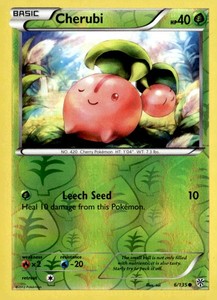 Cherubi Common Reverse Holo Plasma Storm 6/135 Pokémon TCG