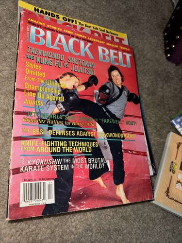 Black Belt Magazine - April 1994 Taekwondo Shotokan Cover Kung Fu Bjj UFC MMA - Picture 3 of 4