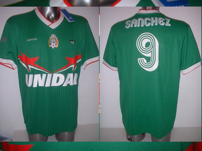 Mexiko Adidas Sanchez + Retro Shirt Trikot Neu mit Etikett Erwachsene M L XL Fußball-WM