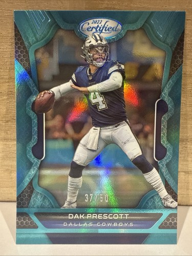 Dak Prescott 2022 Panini Certified Mirror Teal #26 /50
