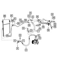 Genuine Mopar A/C Suction Line 68217212AC