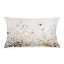 Farmhouse Rustic Daisy Floral Pillow Cover 12x20,Cottagecore Botanical Wildfl...