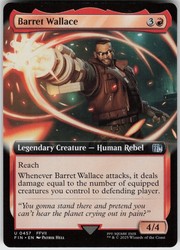 Barret Wallace (Extended Art) - Final Fantasy - Uncommon - MTG