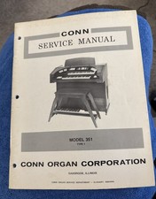 Conn Organ Service Manual Model 351 Type 1 M1