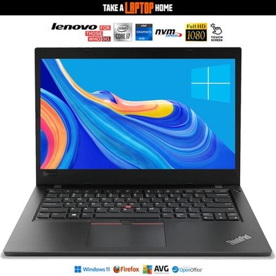 Lenovo L490 i7 Touchscreen Laptop Windows11 QuadCore 4,6GHz FHD Gaming Grafik