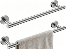 Towel Bar 2 Pack for Bathroom 16 Inch Brushed Nickel Towel Holder 12/16/20/24...