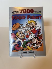 Food Fight Atari 7800 CIB - This Is The 2600+/7800+ Version. Tested And Works
