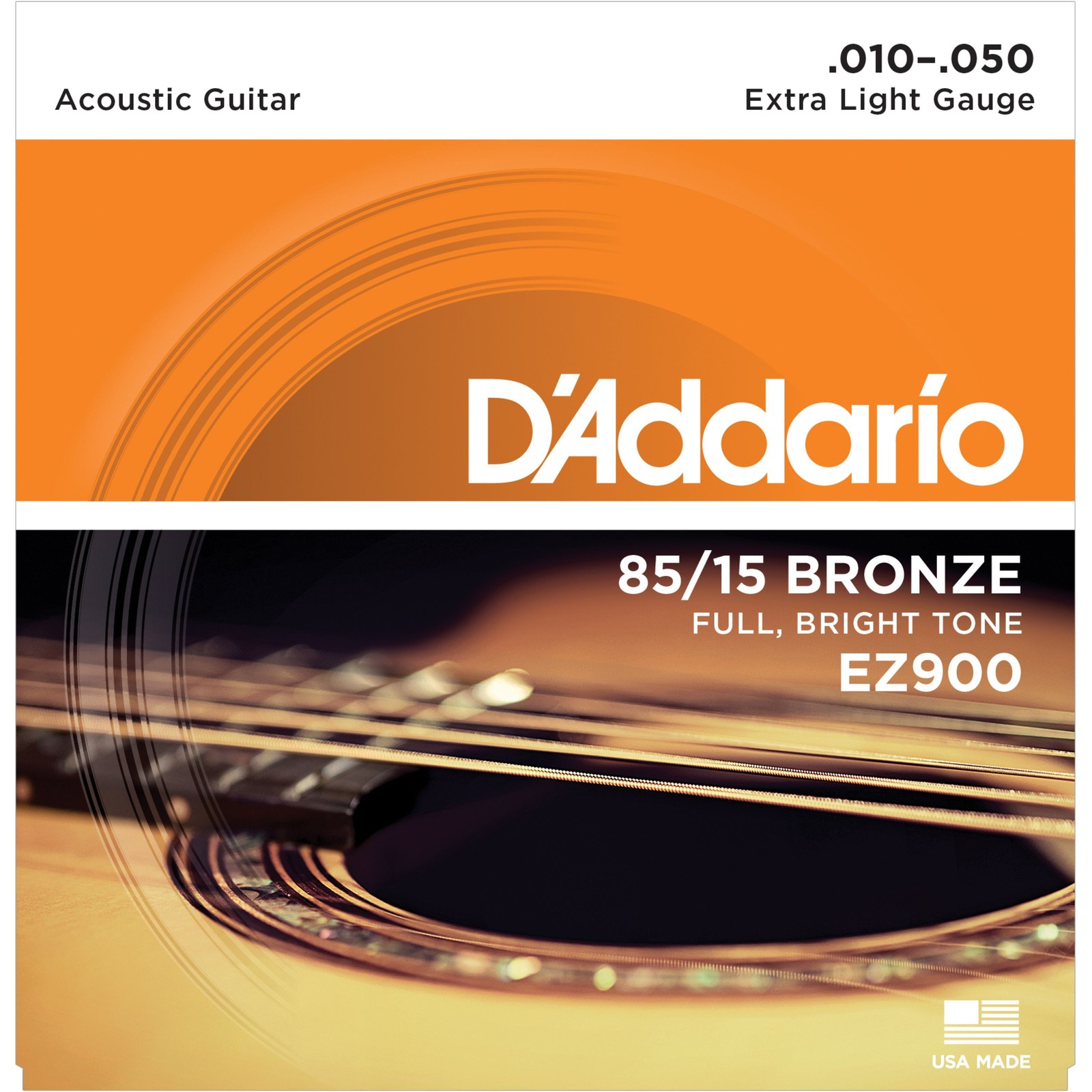 DAddario A-GitSaiten EZ900 10-50 8515 Bronze - Westerngitarrensaiten 2190₽