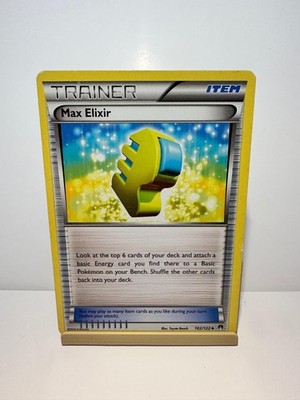 Max Elixir 102/122 Uncommon BREAKpoint Pokemon Moderately Played