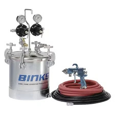 Binks 98C-357 Pressure Tank Outfit, 2.8 G