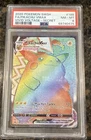 Pokemon 2020 Pikachu VMAX 188/185 Rainbow Secret Rare Vivid Voltage PSA 8