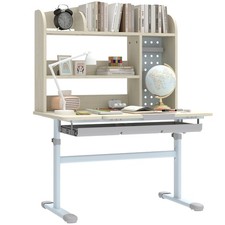 AIYAPLAY Kids Desk, Study Desk for Kids Height Adjustable with Tilt-Desktop