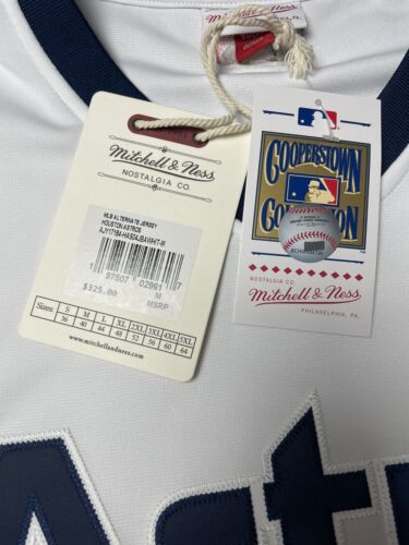 MITCHELL & NESS JEFF BAGWELL M HOUSTON ASTROS AUTHENTIC JERSEY $325 RETAIL - Picture 2 of 7