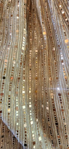 Wonder Nation Elastic Waist Pull-On A-Line Sequined Skirt Lined Girls M 7-8 EUC - Picture 4 of 9