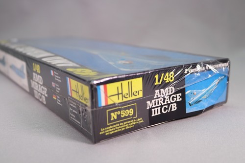 LM100 HELLER 599 1/48 Maquette Avion AMD Mirage III C/B 2 versions 6 décorations - Photo 6/6