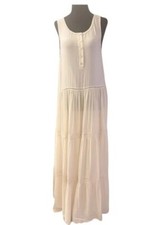 Sample NWT Spell & the Gypsy Maxi Tank Dress Cream Sz S