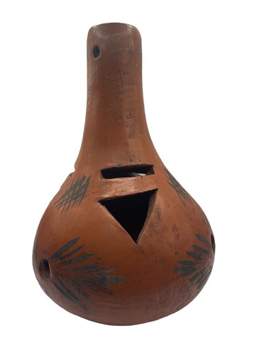 Art Gourd Lantern Candle Handmade Southwestern Native American - Picture 5 of 9