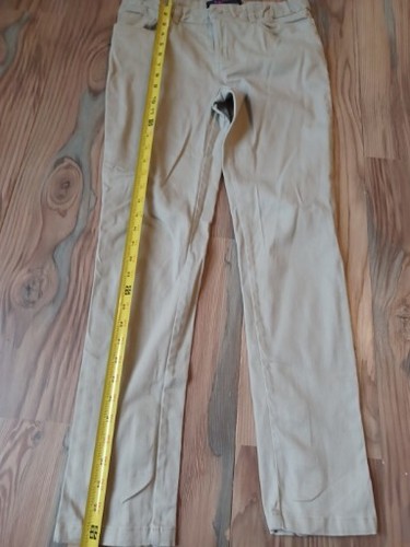3 French Toast Girls' Skinny Adjustable Waist Pant KHAKI Sz 16 Shcool - Picture 8 of 12